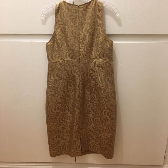 Jones New York Gold Cocktail Dress - Picture 2 of 5